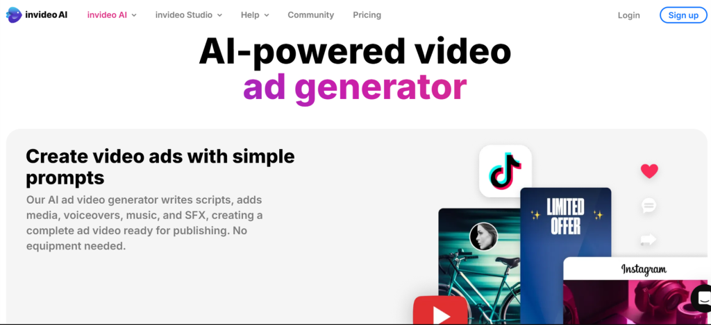 Invideo ai video generators